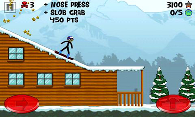 Скачать Stickman Snowboarder бесплатно