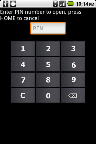 App Locker - Black Screen