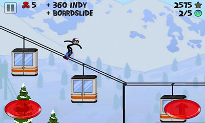 Скачать Stickman Snowboarder бесплатно