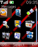 red circles
