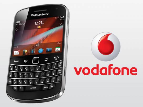 Vodafone запускает BlackBerry Freebee сделки